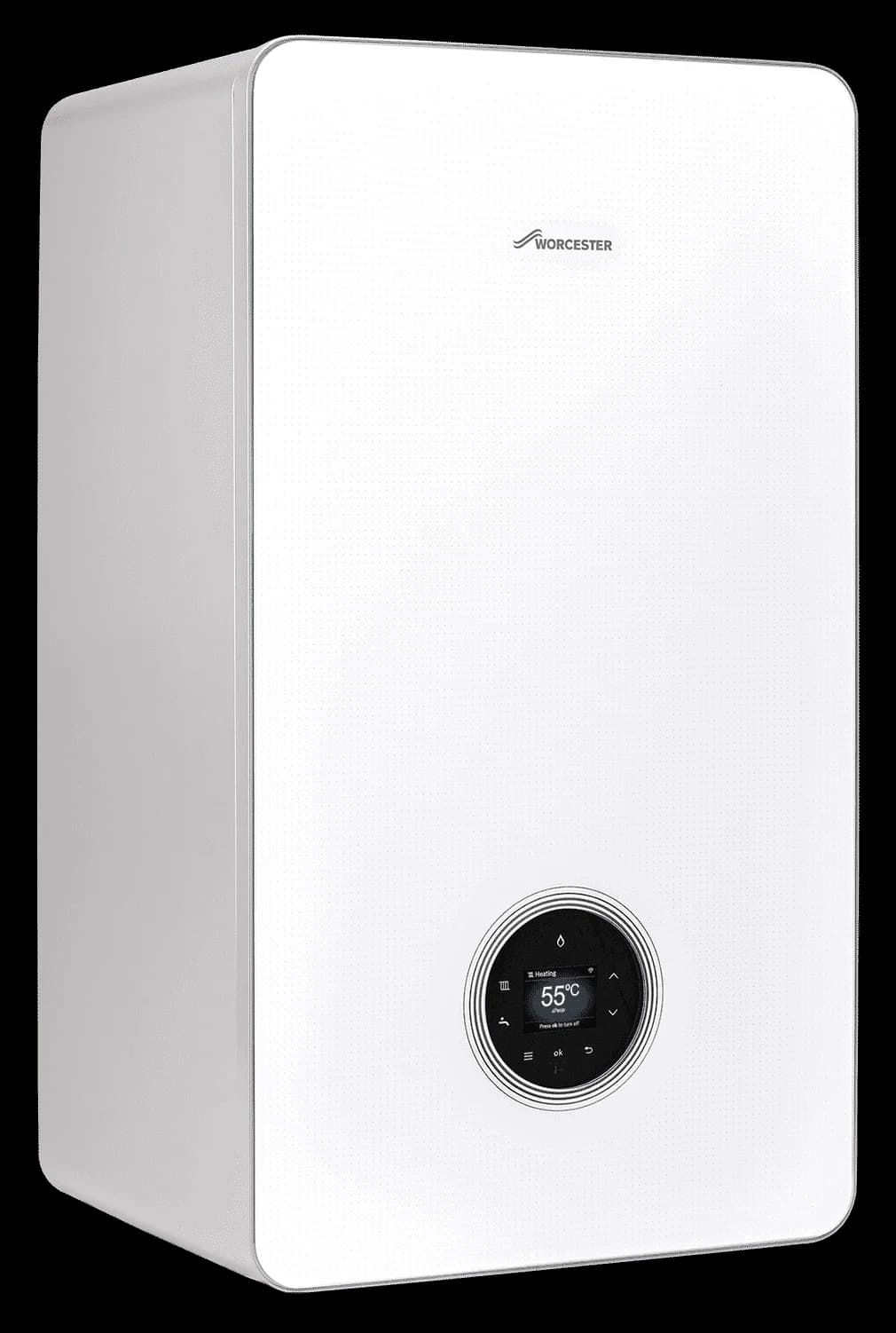 Modern wall hung gas boiler suitable for replacement installations