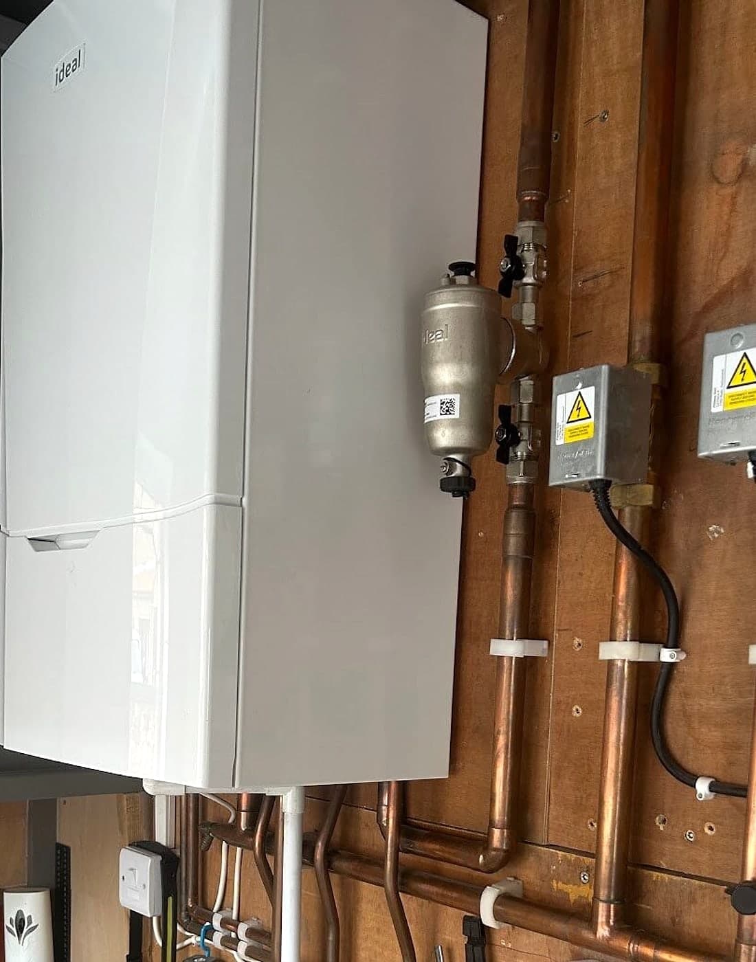 Clean boiler installation detail by Nimbus Boilers & Heat Pumps